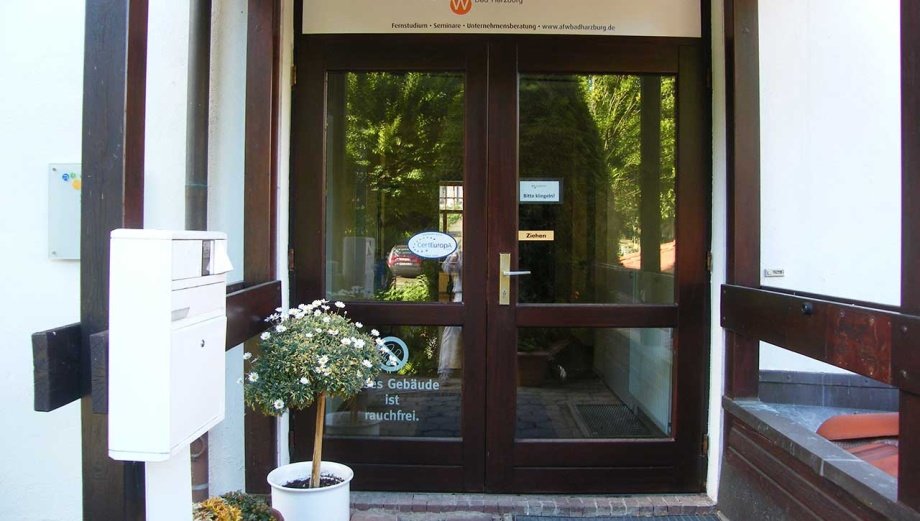 Eingangsbereich der Akademie in Bad Harzburg
