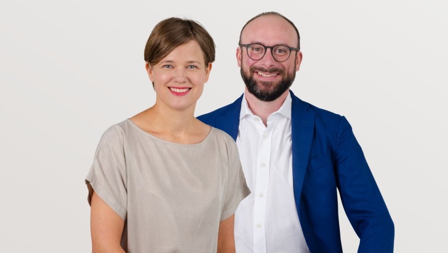 Die Geschäftsführer Katrin und Tim Egenberger